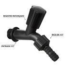 Torneira Plástica Simples Para Jardim E Tanque 1/2" | Kaztec